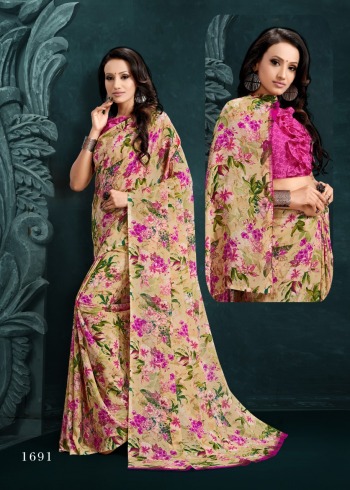 kodas Future fashion vol 4 Casual wear Saree wholesaler