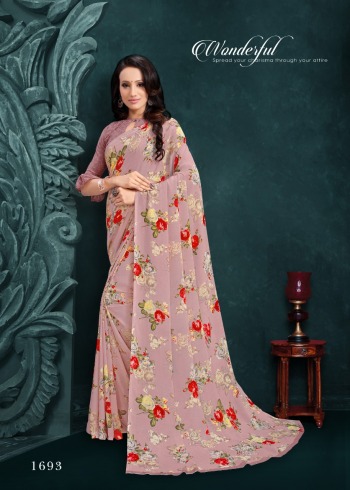 kodas Future fashion vol 4 Casual wear Saree wholesaler