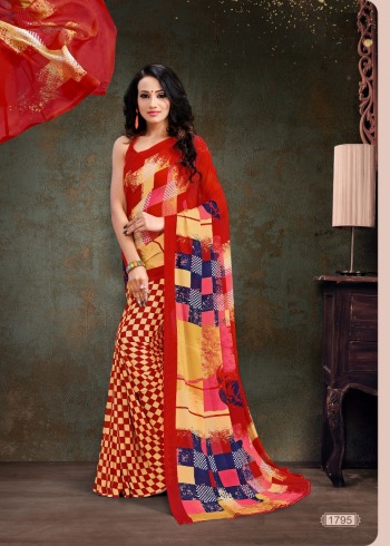 Kodas hall bol 76 Rennial print Saree wholesale Price