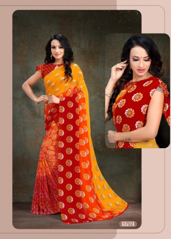 Kodas hall bol 76 Rennial print Saree wholesale Price