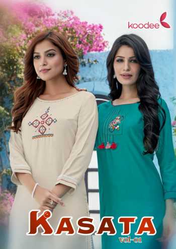 Koodee-Kasata-vol-1-Rayon-kurtis-wholesaler-1