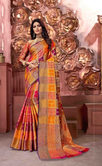 Krishna Puram Banarasi Silk Saree catalog wholesaler