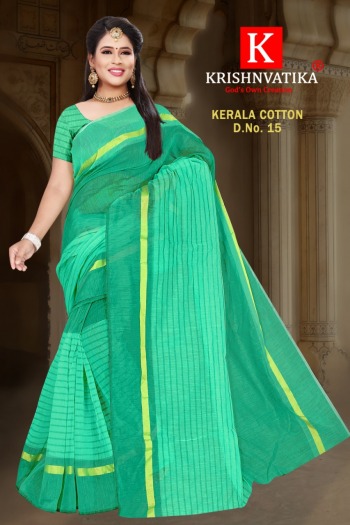 Krishnvatika Kerala Cotton Saree Catalog wholesaler