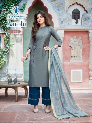 Ladies Flavour Aarohi vol 2 Kurtis with palazzo and Dupatta