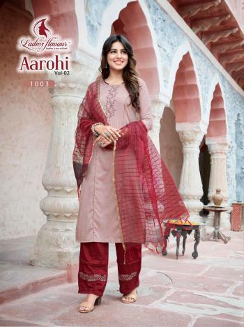 Ladies Flavour Aarohi vol 2 Kurtis with palazzo and Dupatta