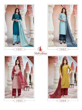 Ladies Flavour Aarohi vol 2 Kurtis with palazzo and Dupatta