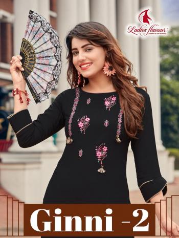 Ladies Flavour Ginni vol 2 Rayon kurtis wholesaler