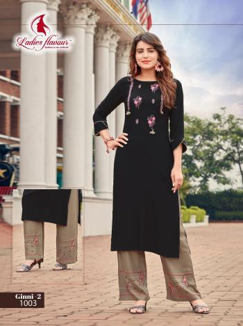 Ladies Flavour Ginni vol 2 Rayon kurtis wholesaler