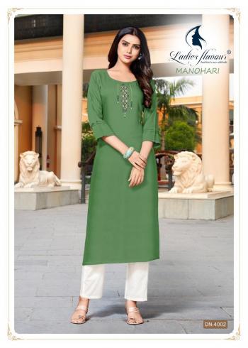 Ladies Flavour Manohari Rayon kurtis wholesaler