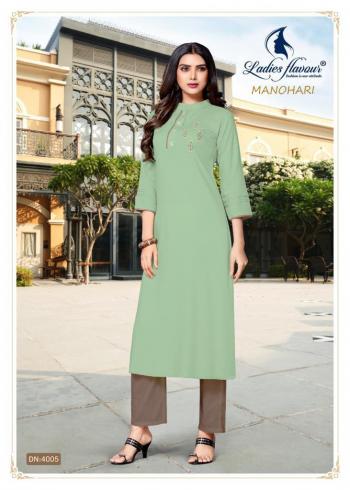 Ladies Flavour Manohari Rayon kurtis wholesaler