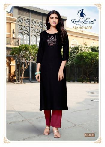 Ladies Flavour Manohari Rayon kurtis wholesaler