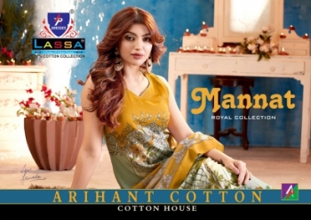Lassa Mannat Cotton dress material catalog wholesaler