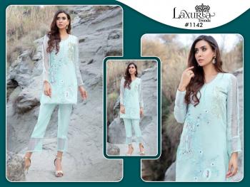 Laxuria Trendz 1142 Party wear hand work kurtis with Pant wholesaler