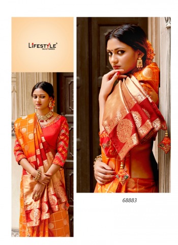 Lifestyle Subh darshanam vol 1 Wedding Saree wholesale Price