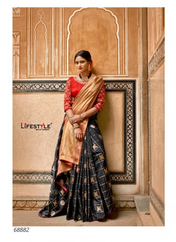 Lifestyle Subh darshanam vol 1 Wedding Saree wholesale Price