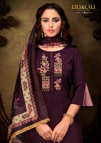 lily and lali Mumtaz Top, bottom and Dupatta wholesale price