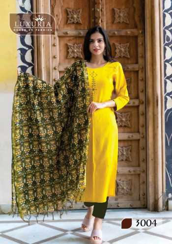 Luxuria House Of fashion Forecast vol 3 Kurtis with Dupatta catalog