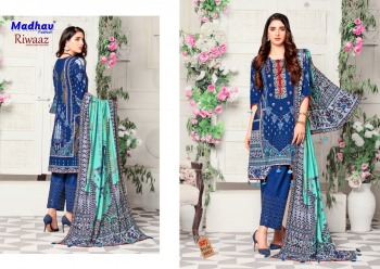 Madhav-Fashion-Riwaaz-Lawn-Cotton-pakistani-Dress-Material-catalog-7