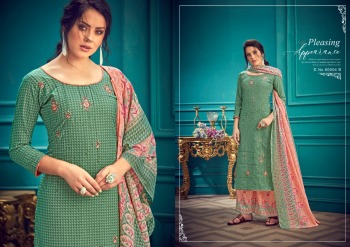 Mahewish Jam Silk Embroidered Salwar Kameez wholesale Price