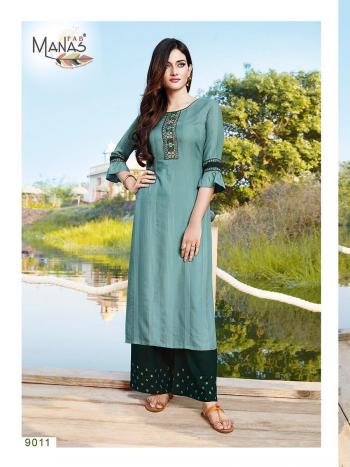 Manas Hirwa vol 2 Rayon kurtis with Palazzo catalog