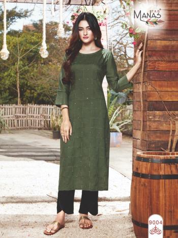 Manas Sequence Rayon daily wear kurtis catalog wholesaler