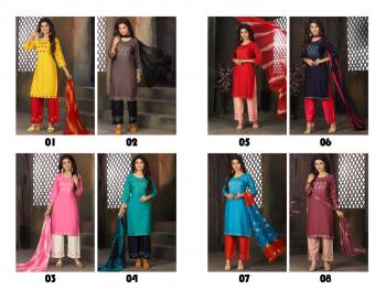 Manjeera Pio Rayon kurtis with palazzo wholesaler