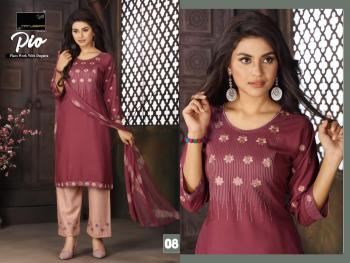 Manjeera Pio Rayon kurtis with palazzo wholesaler