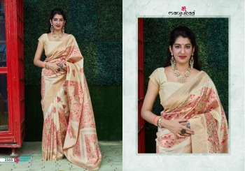 Manjuba Maitri SIlk Wedding Saree catalog wholesaler