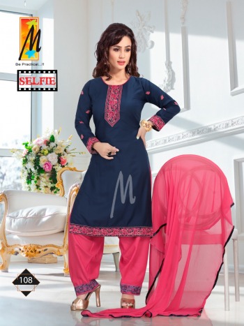 Master Selfie Rayon Kurtis with patiyala and Dupatta