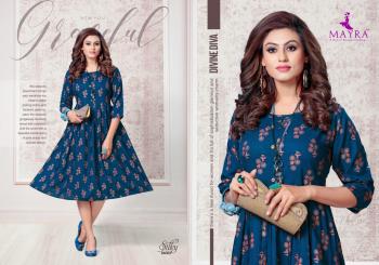 Mayra Silky rayon kurtis wholesaler