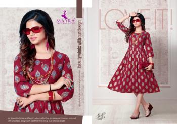 Mayra Silky rayon kurtis wholesaler