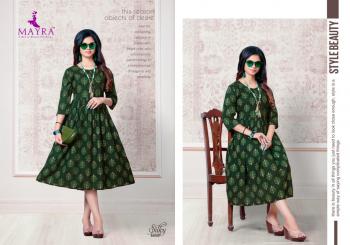 Mayra Silky rayon kurtis wholesaler