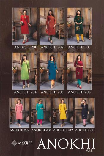 Mayree India ANokhi vol 2 Kurtis with pant buy wholesale price