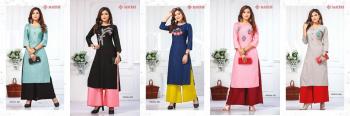 Mayree India Vrinda Rayon Kurtis with palazzo wholesaler