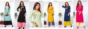 Mayree India Vrinda Rayon Kurtis with palazzo wholesaler