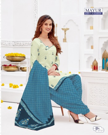 Mayur Khushi vol 57 Cotton patiyala Dress Material