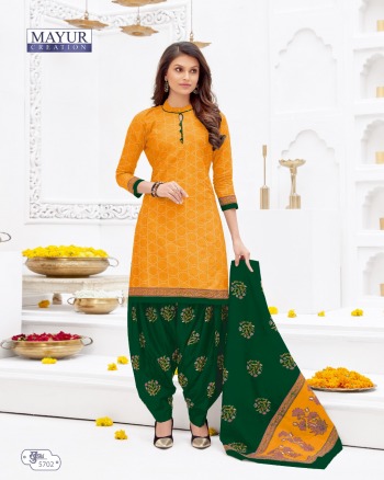 Mayur Khushi vol 57 Cotton patiyala Dress Material