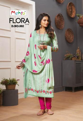 Mehta flora vol 62 Cotton Dress material wholesale Price