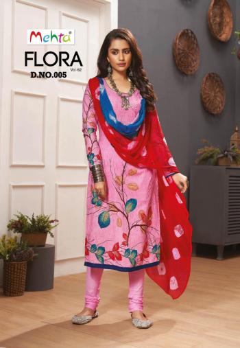 Mehta flora vol 62 Cotton Dress material wholesale Price