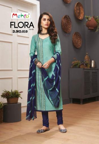 Mehta flora vol 62 Cotton Dress material wholesale Price