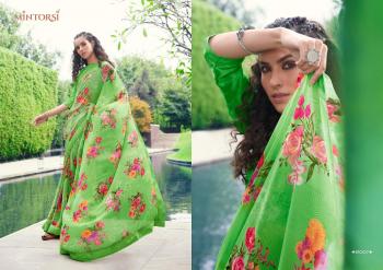 Mintorsi Tejal Weightless Saree catalog wholesaler