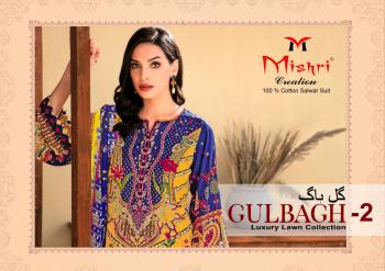 Mishri gulbagh 2 Lawn Cotton Pakistani dress wholesale Price