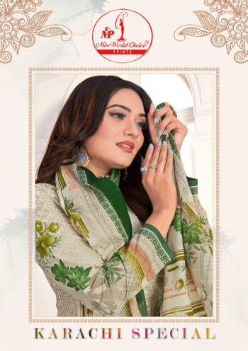 Miss world Karachi Special Dress material catalog wholesaler