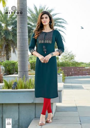 Mittoo Payal vol 14 Rayon Kurtis wholesaler