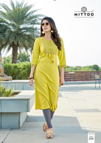 Mittoo Payal vol 14 Rayon Kurtis wholesaler