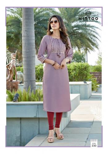 Mittoo Payal vol 14 Rayon Kurtis wholesaler