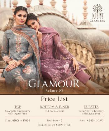 Mohini Glamour87 Salwar KAmeez wholesaler