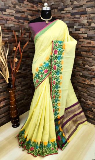 Nandini Linen Silk Saree buy wholesale price