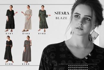 Nitara Blaze Rayon kurtis with Mask Wholesale Price