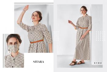 Nitara Blaze Rayon kurtis with Mask Wholesale Price